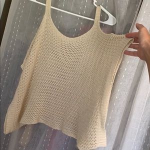 Knit beige top